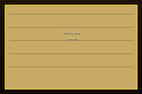 拉斯维加斯博彩监管委员会牌照徽章